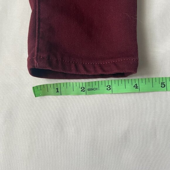 Aeropostale Womens 000 Burgundy‎ High Waisted Jegging - Picture 6 of 11